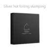 black chocolate packaging box