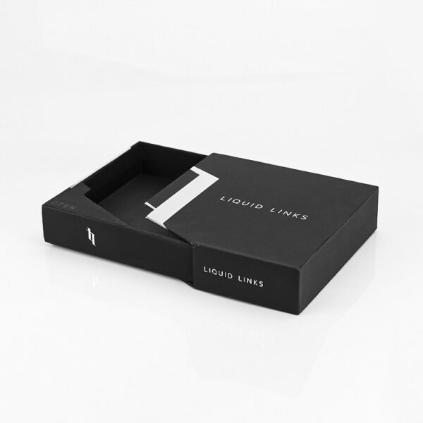 black drawer packaging boxes