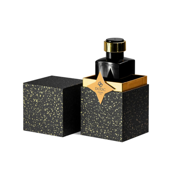 black perfume packaging box