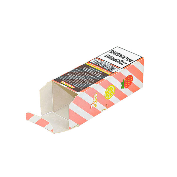 customized strawberry lemonade flavored e cigarette packaging card box