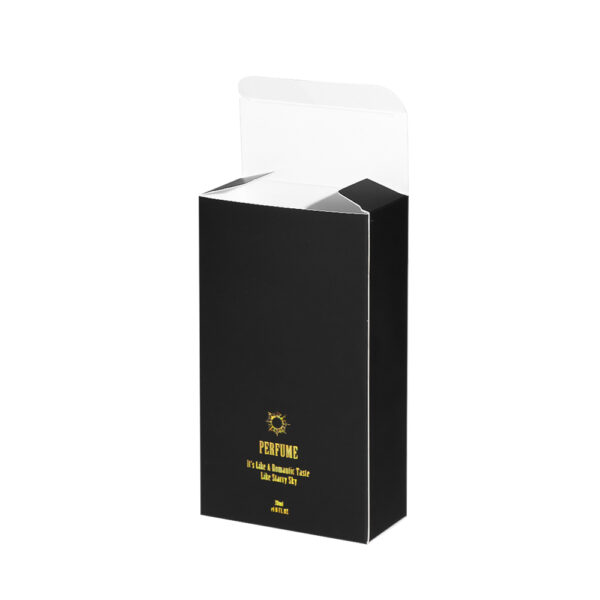 customized perfume black card box