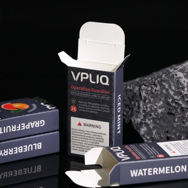 customized vpliq e cigarette packaging box