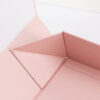 customized pink folding packaging box