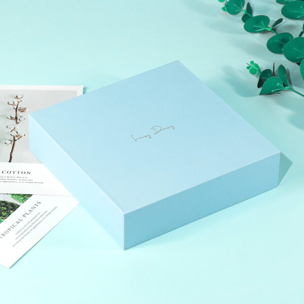 light blue drawer packaging box