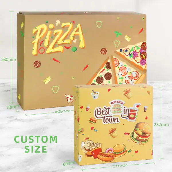 Custom Pizza Packaging Box - immagine 3